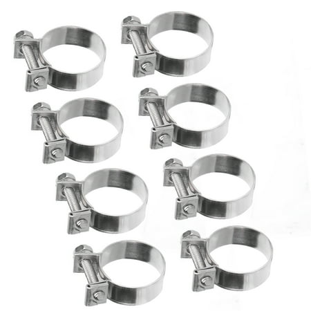 

Mini Screw Hose Clip Wide Applicable Range Hose Clamp Polished 304 Stainless Steel For Motor Vehicle For Pharmaceutical For Petrochemical 17-19mm 18-20mm 19-21mm 20-22mm 21-23mm