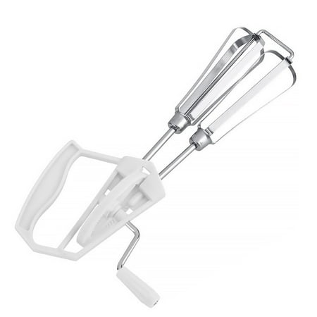 

Stainless Steel Rotary Egg Whisk Milk Cream Yolk Mixer Blender Egg Beater Home Kitchen Gadget
