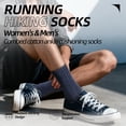 thumbnail image 5 of Mqamex 5-Pair Men's Quarter Crew Socks for Cold Weather, Cotton Rich Soft & Warm, Moisture-Wicking Business Casual Socks, Assorted Colors, 5 of 6