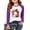 #A02-Dark Purple, variant on Abcomgle Halloween Shirts for Girls 5t Spooky Ghosts Riding Bike T Shirts for Girls Crewneck Raglan Long Sleeve Tshirts for Kids Fall Funny Cute Tee Top Girls