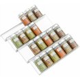 thumbnail image 1 of – Especiero expandible de PVC para cajón de cocina – Cajón de almacenamiento para especias, condimentos, hierbas, etc. transparente, 1 of 5