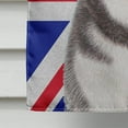 thumbnail image 4 of Carolines Treasures KJ1161CHF Alaskan Malamute with English Union Jack British Flag House Flag House Size multicolor, 4 of 4
