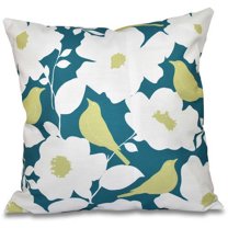 Simply Daisy 16" x 16" Modfloral Floral Outdoor Pillow