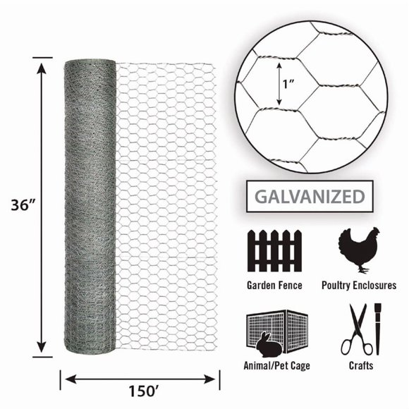 POULTRY NETTING 36"X150'(Pack of 1)