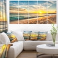 thumbnail image 1 of Plage Blanche à l'Le de Barbados - Uvre d'Art Moderne sur Toile, 1 of 3