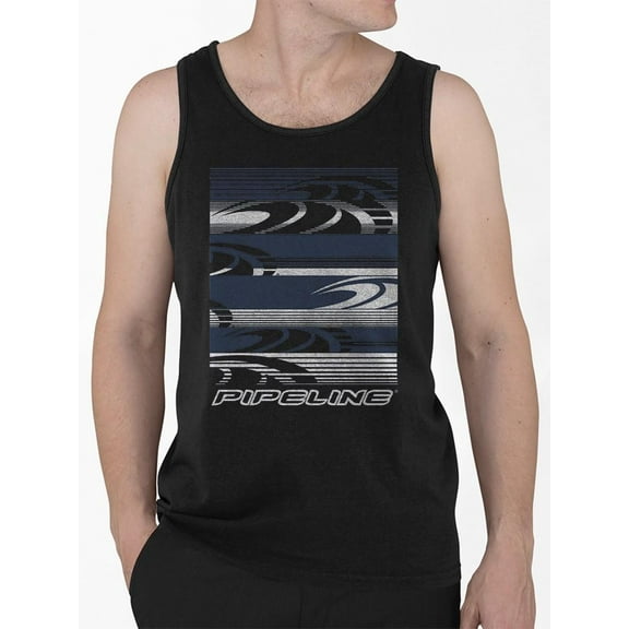 Pipeline Trendy Wave Symbol Tee - Tank Top Men's