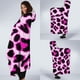 thumbnail image 2 of Manta con capucha estampado leopardo rosa, 2 of 5