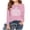 Pink0, variant on YUANxueke Girls Thanksgiving Long Sleeve Shirts Casual Printed Crewneck Soft Comfy Tee Tops for 3-15 Years