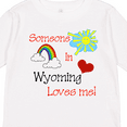 thumbnail image 4 of Inktastic Someone in Wyoming Loves Me Boys or Girls Long Sleeve Toddler T-Shirt, 4 of 5