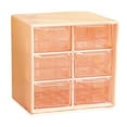 thumbnail image 1 of Caja de almacenamiento con múltiples compartimentos, caja de almacenamiento de plástico multifuncional para escritorio, Mini almacenamiento de arte, joyería, cajón visible para el hogar y la Oficina, 1 of 5