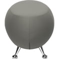 thumbnail image 4 of OFM Jupiter Series Fabric Ball Stool, Gray with Chrome Finish 2001-2315, 4 of 6