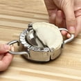 thumbnail image 3 of Stainless Steel Ravioli Mould Pierogi Dumpling Maker Wrapper Pastry Dough Cutter Kitchen Accessories  5.1”*3.3”*1”, 3 of 8
