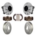 thumbnail image 1 of Transit Auto Rear Wheel Cylinders and Coated Drum & Shoes Hub Bearing Assembly Kit for Car 2017 Jeep Compass MP body code with FWD K7D-101266, 1 of 11