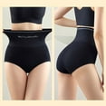 thumbnail image 4 of GEWSEY Shapewear for Women Tummy Control Thong Compression Seamless Underwear High Waist Panties Body Shaper Shaping Girdle (Black, M), 4 of 5