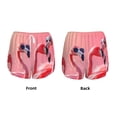 thumbnail image 3 of Balery Cool Flamingos Sunglasses Scene Pantalones cortos deportivos para mujer con forro y dos bolsillos, elásticos, para entrenamiento, gimnasio, yoga-Medium, 3 of 7