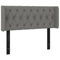 thumbnail image 5 of vidaXL LED Headboard Dark Gray 57.9"x6.3"x30.7"/34.6" Fabric, 5 of 53