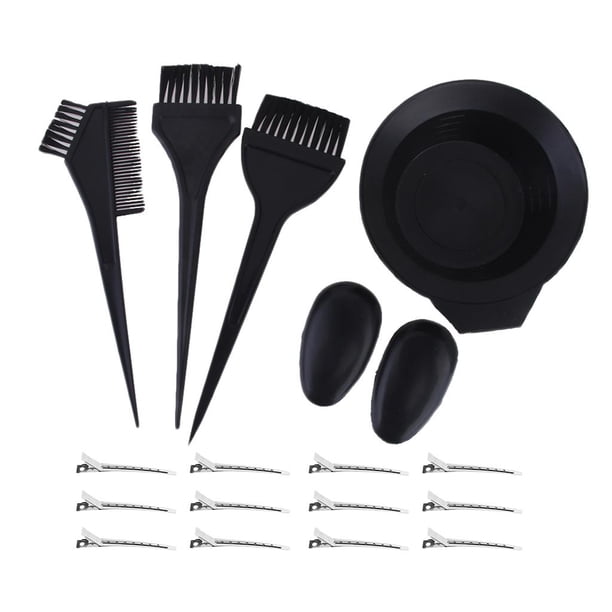 Salon Hair Color Dye Bowl Comb Pinzas Cabello Set Herramientas de Tinte de Peluquería