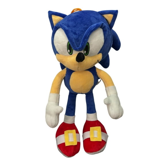 Sonic, color azul, algodón 100% mide 37 cm de alto