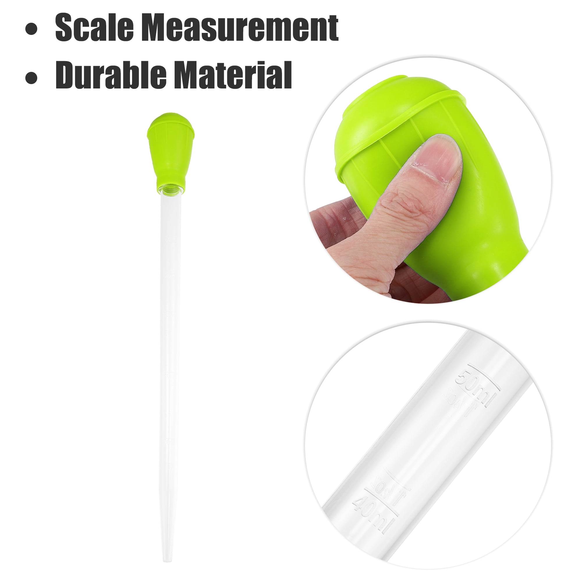 Unique Bargains Fish Tank Coral Feeder Tool Sand Gravel Cleaner Green 17.7" Length