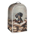 thumbnail image 2 of HELLHERO There is only one dust cover Blender Dust Cover with Blender Protection Polyester Mixer Cover, Dachshund and Book, 2 of 6