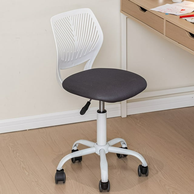 Homy Casa Adjustable Swivel Desk Chair with Cushioned Seat for Dorm Study Desks