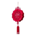 thumbnail image 2 of Linterna de Año Nuevo, suministros de fiesta DIY, decoración del hogar de , linterna china roja Estilo B Macarena Linterna china de fieltro, 2 of 8