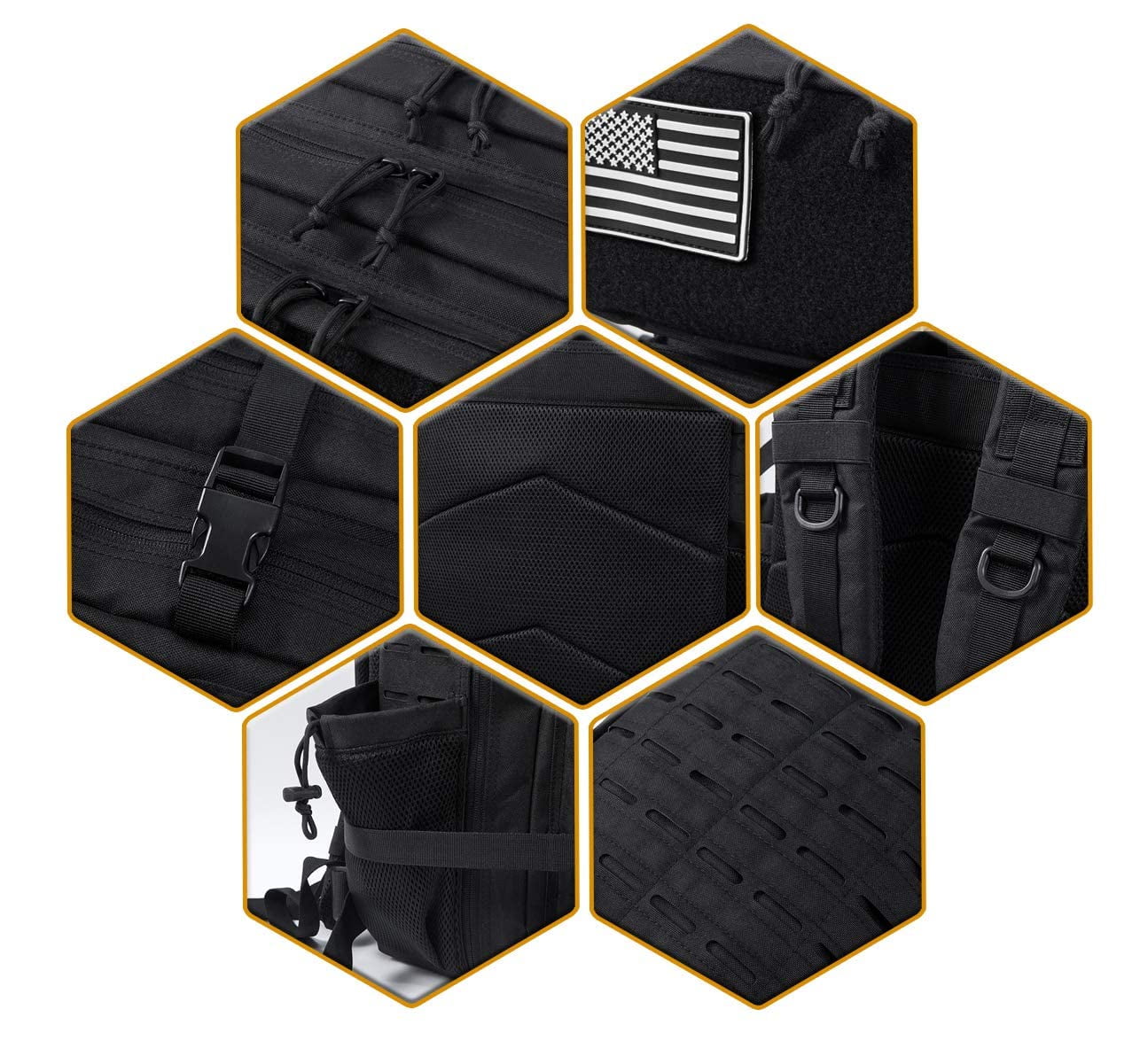 Haadid 45L Tactical Backpack V3.0 & Military Backpack V2.0