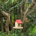 thumbnail image 2 of BEAU JARDIN 4 Pack Shepherd Hook 48 Inch 2/5 Inch Thick Heavy Duty Rust Resistant Shepards Garden Outdoor Hanging Plants Basket Hanger Pathway Light Solar Lantern Mason Jar Wind Chimes Wedding Black, 2 of 9