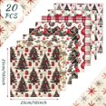 thumbnail image 2 of Paquetes de tela FuWeave Vintage Poinsettia Christmas, 25 x 25 cm, 2 of 6