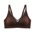 thumbnail image 7 of Gkeoshab Nursing Bras Women's No Gap Seamless Bra Control Minimizer Underwire Bra Coffee XL, 7 of 7