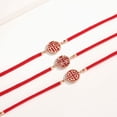 thumbnail image 3 of Zshan New Chinese Wind string word Hand Rope Vintage national tide short minimalist bracelet Lucky Red Rope gift, 3 of 5