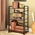 thumbnail image 2 of Elemore Home 3 Tier Bookshelf, Industrial Small Bookcase Storage Organizer for Living Room, Bedroom, 2 of 7