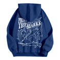thumbnail image 6 of Fshinging Women's Fashion Hoodies & Sweatshirts Letter Shark Print Long Sleeve Drawstring With Pockets Solid Color Fall Clothes, 6 of 6