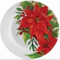 thumbnail image 3 of Gibson Home Magic Poinsettia 16 Piece Porcelain Dinnerware Set, 3 of 6