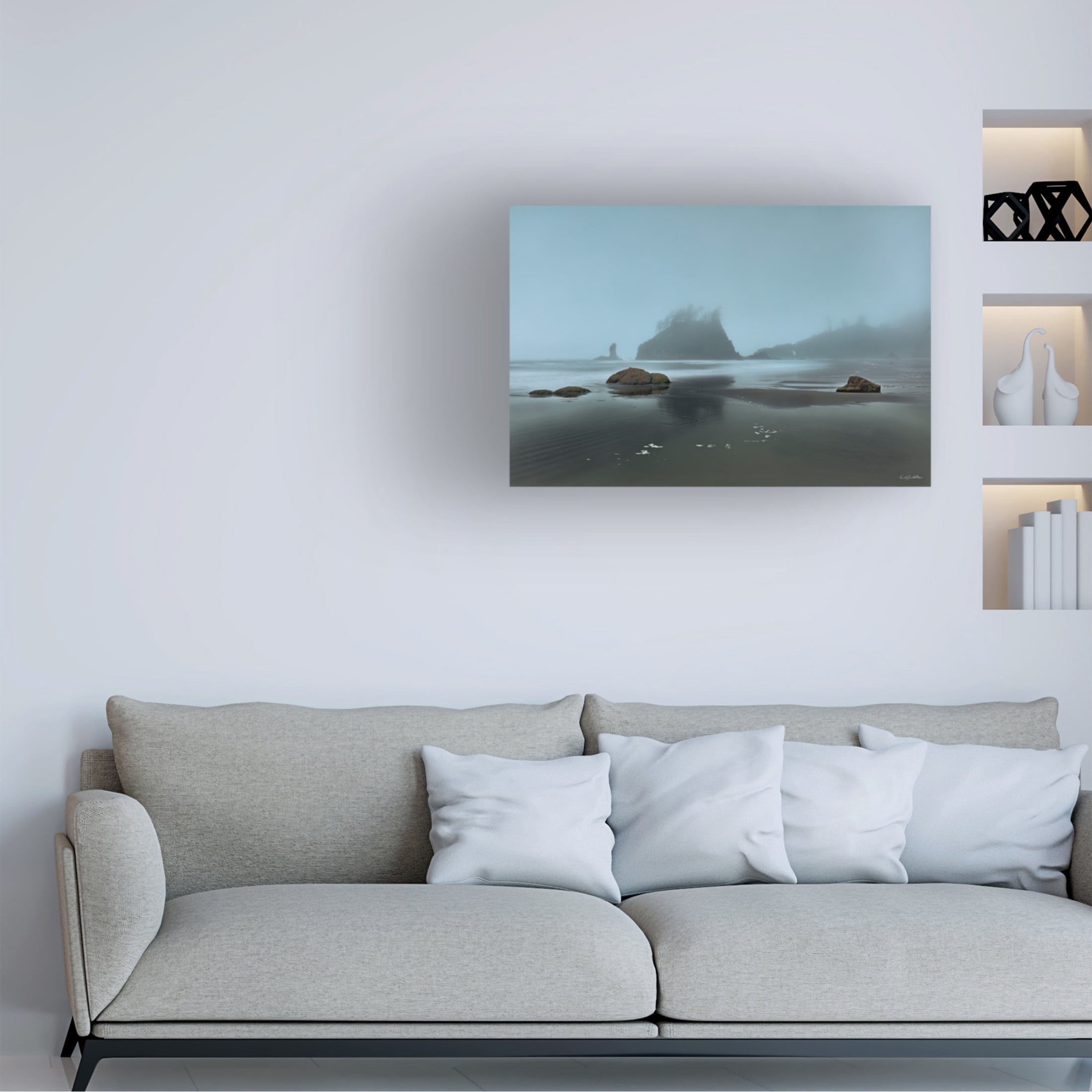 Canvas Wall Art - Kent Burkhardsmeier 'Emerging' Wall Art for Living Room, Bedroom, or Office Décor by Trademark Fine Art - 47 x 30 Inches