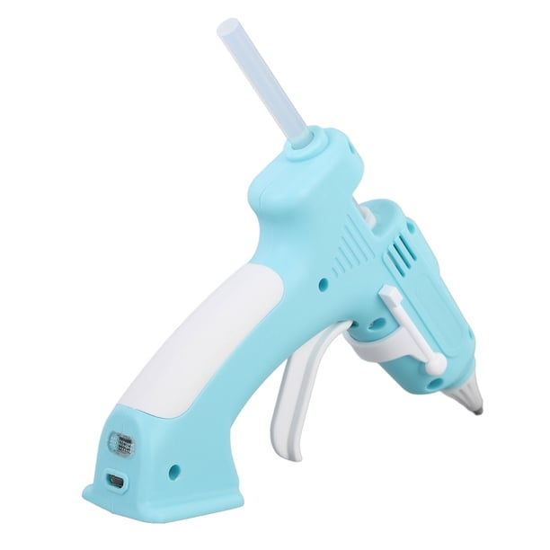 Kit De Pistola De Pegamento Caliente Con 10 Barras De Pegamento, Pistola De Fusión En Caliente De Precalentamiento Rápido, Pistola De Pegamento Recargable Para Manualidades