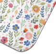 thumbnail image 5 of Pioneer Flower Floral Print Pattern Dish Drying Mat for Kitchen 1 Pack, Ultra Absorbent Microfiber Dishes Drainer Mats,16"x18", 5 of 6