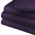 thumbnail image 2 of Superior Cotton Blend 800 Thread Count Sheet Set, Olympic Queen, Plum, 2 of 6