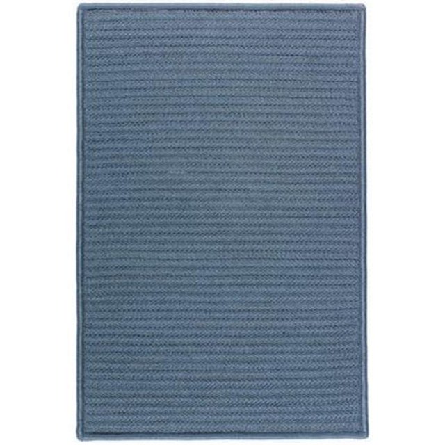 Simply Home - Solid H041R060X060S Simply Home Solid - Lake Blue 5 ft. square Rug