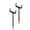 Black, variant on BallsFHK 2 Pack Rainwater Downspout , Downspout Adapters, Adjustable Size, Proof Anchors for Pipe Support, Easy to Install