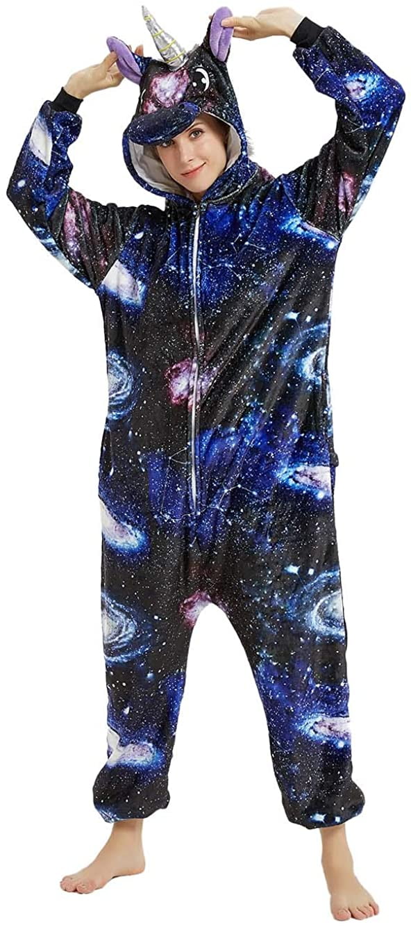 Unisex Animal Onesie Pajamas Costume Halloween Christmas Cosplay Homewear Sleepwear Jumpsuit for Women and Men 