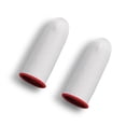 thumbnail image 1 of 1 Paire de Gants de Jeu Réutilisables Antidérapants Absorption des Doigts Accessoires de Jeu Sensibles Blanc Rouge, 1 of 7