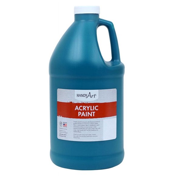 HANDY ART PAINT HALF GALLON PHTHALO GREEN
