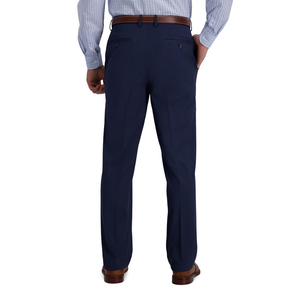 Men's J.M. Haggar Premium Classic-Fit Flat-Front Stretch Suit Pants Gray - image 3 of 6