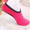 thumbnail image 2 of Women Fashion Pure Color Breathable Non-Slip Soft Gripper Slippers Floor Socks, 2 of 5