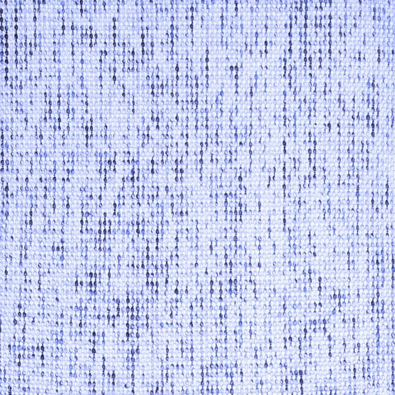 Ahgly Company Machine Washable Indoor Square Solid Blue Modern Area Rugs, 6' Square