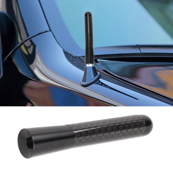 Antenna 3 Inch Car Antenna Carbon Fiber Aluminum with Copper Coil Short Car Radio Antenna Rod for Trucks Vans