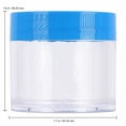 thumbnail image 3 of Beauticom 12 Pieces 30G/30ML(1 Oz) High Quality Thick Wall Round Clear Plastic Container Jars with Flat Top Lid - 12 Jars, 3 of 3