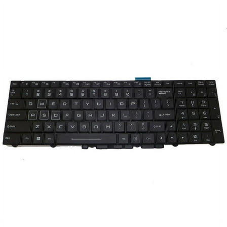 Laptop Backlit Keyboard For Eluktronics P775TM1-G P77DM3-G English US Black Frame New