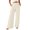 White, variant on JYnXIANTI Wide Leg Pants for Women Loose Flowy High Waist Pants Breathable Beach Trousers Travel Outfit with Pockets(White,X-Large)
